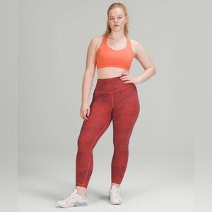 Lululemon Wunder Train High-Rise Tights Vintage Orange Size 10